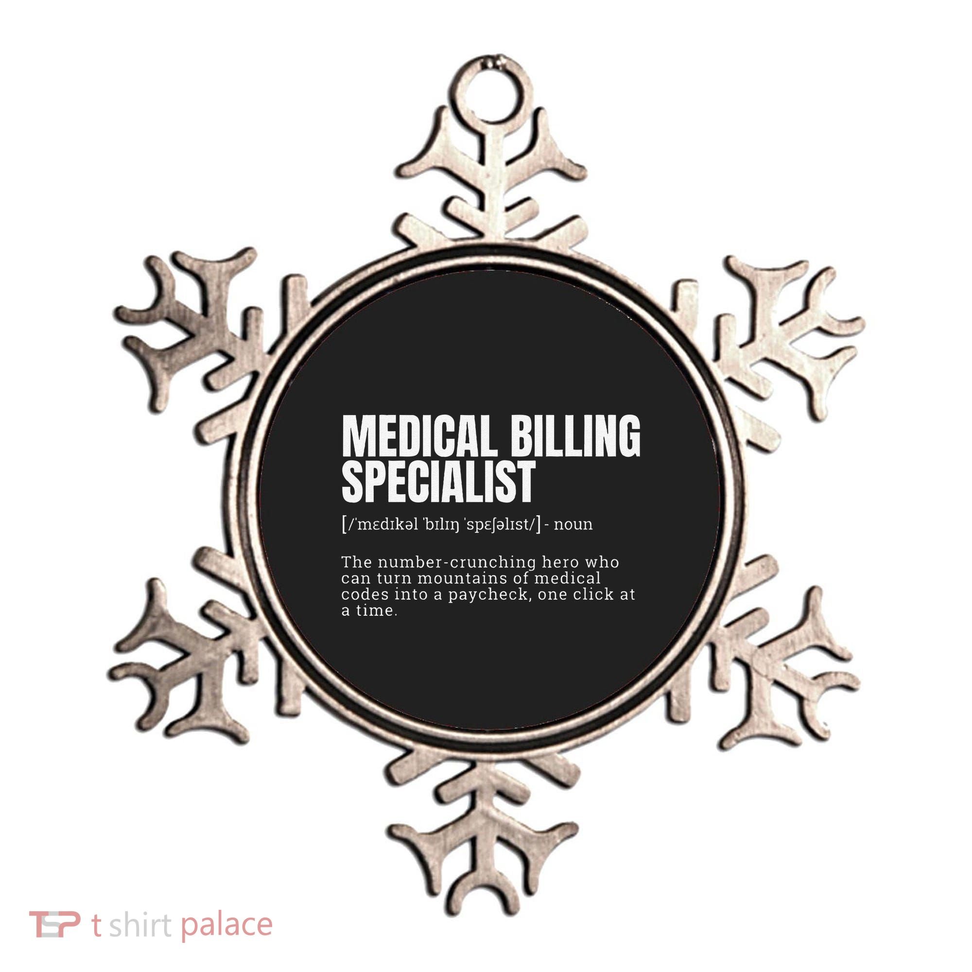 Funny Medical Billing Specialist Definition Ornament