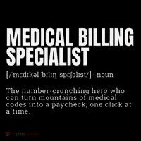Funny Medical Billing Specialist Definition Ornament thumb 1