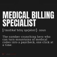Funny Medical Billing Specialist Definition Baby Bodysuit thumb 2