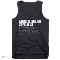 Funny Medical Billing Specialist Definition Tank Top thumb 0