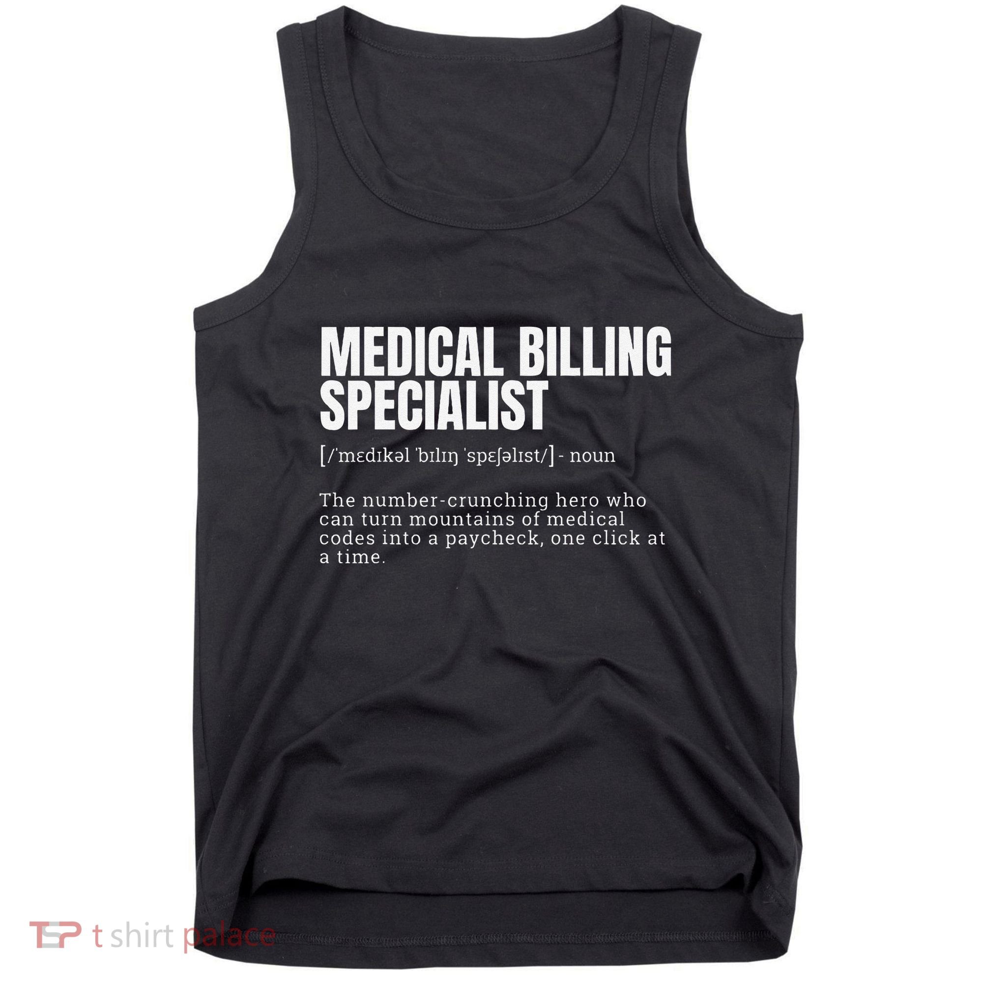 Funny Medical Billing Specialist Definition Tank Top
