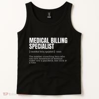 Funny Medical Billing Specialist Definition Tank Top thumb 2