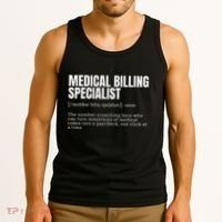 Funny Medical Billing Specialist Definition Tank Top thumb 3