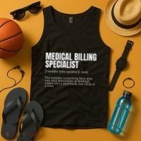 Funny Medical Billing Specialist Definition Tank Top thumb 4