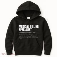 Funny Medical Billing Specialist Definition Kids Hoodie thumb 0