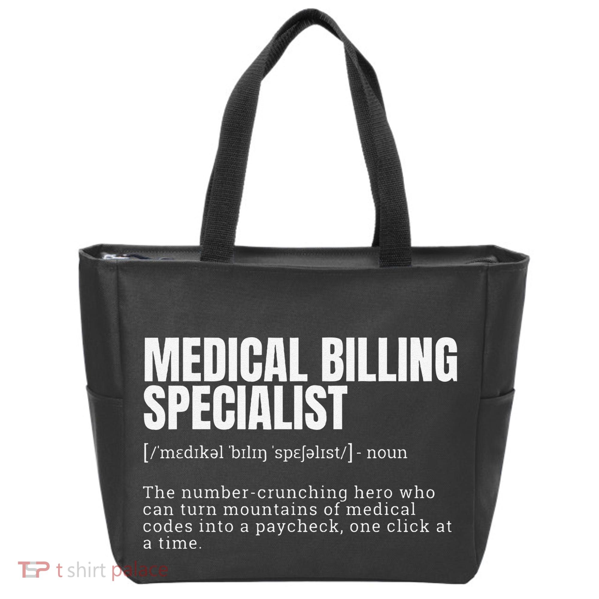 Funny Medical Billing Specialist Definition Tote Bag