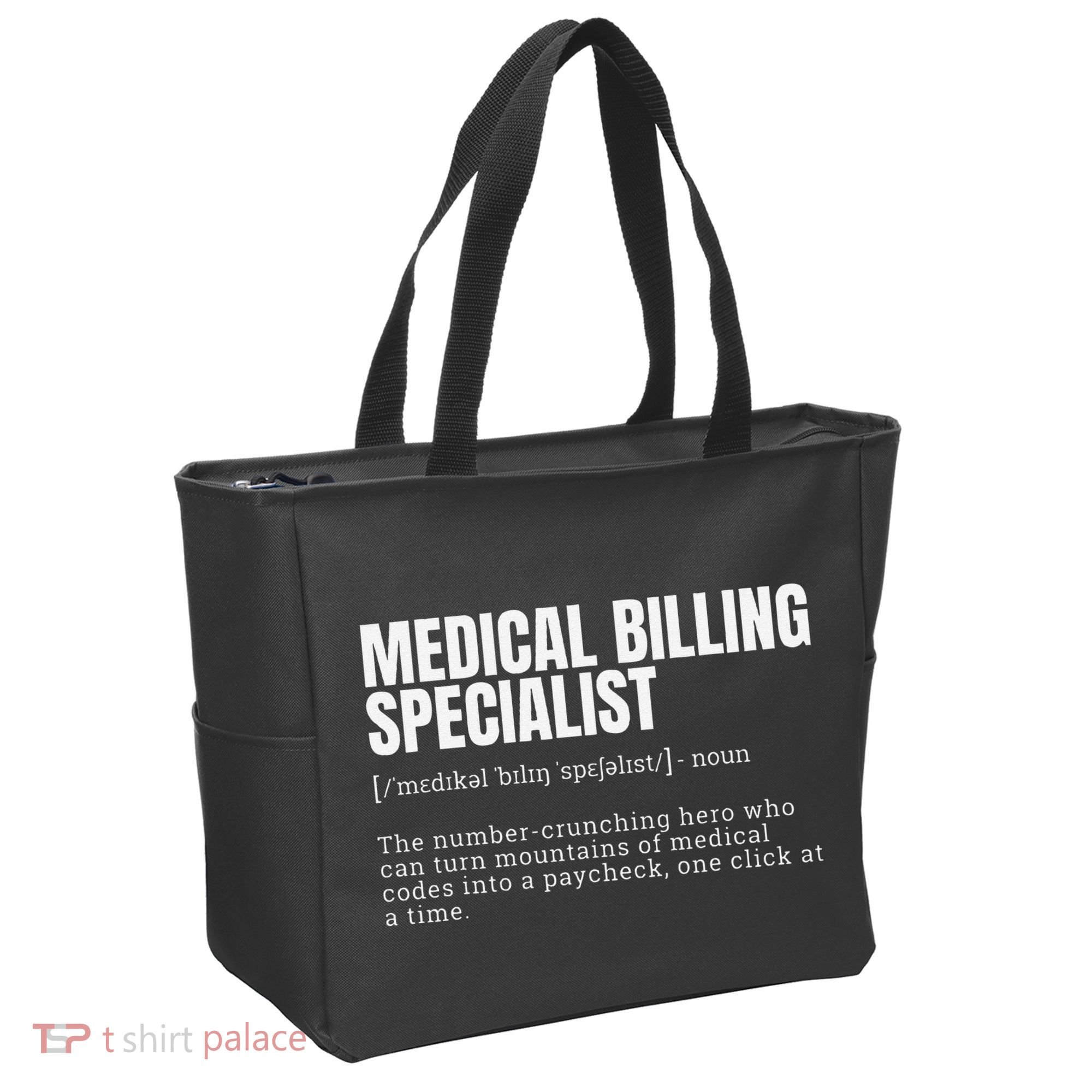 Funny Medical Billing Specialist Definition Tote Bag