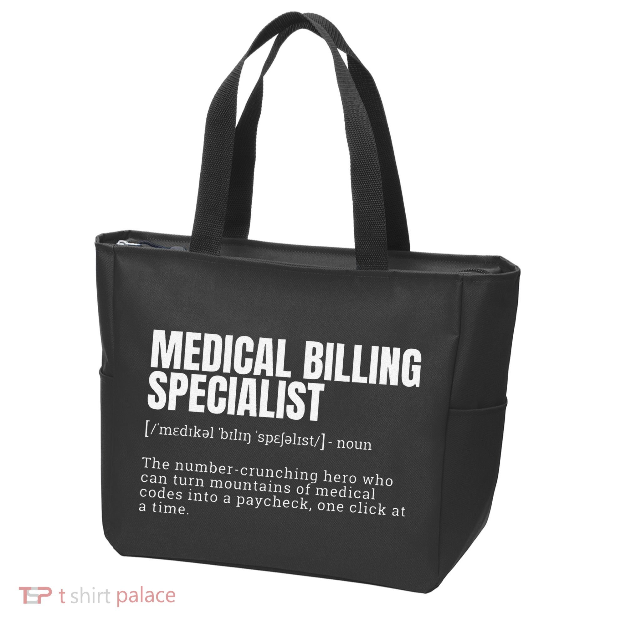 Funny Medical Billing Specialist Definition Tote Bag