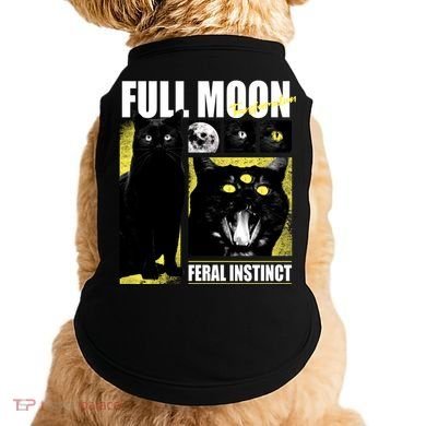 Full Moon Black Cat Transformation Doggie Tank