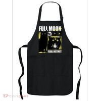 Full Moon Black Cat Transformation Apron thumb 0