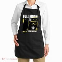 Full Moon Black Cat Transformation Apron thumb 2