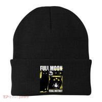 Full Moon Black Cat Transformation Beanie thumb 0