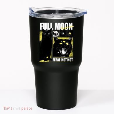Full Moon Black Cat Transformation Tumbler