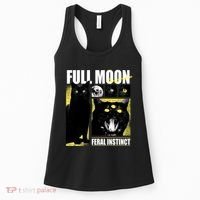 Full Moon Black Cat Transformation Women's Tank Top thumb 0