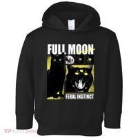 Full Moon Black Cat Transformation Toddler Hoodie thumb 0