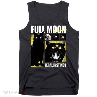Full Moon Black Cat Transformation Tank Top