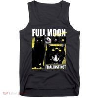 Full Moon Black Cat Transformation Tank Top thumb 0