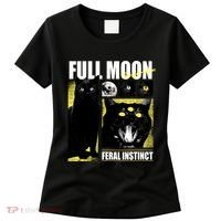 Full Moon Black Cat Transformation Women's T-Shirt thumb 0