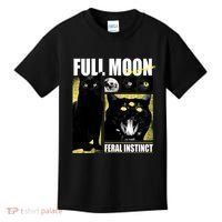 Full Moon Black Cat Transformation Kids T-Shirt thumb 0