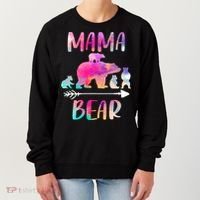 Funny Mama Bear Four Cubs Cute Gift Women's Sweatshirt thumb 0
