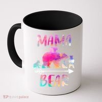 Funny Mama Bear Four Cubs Cute Gift Coffee Mug thumb 0