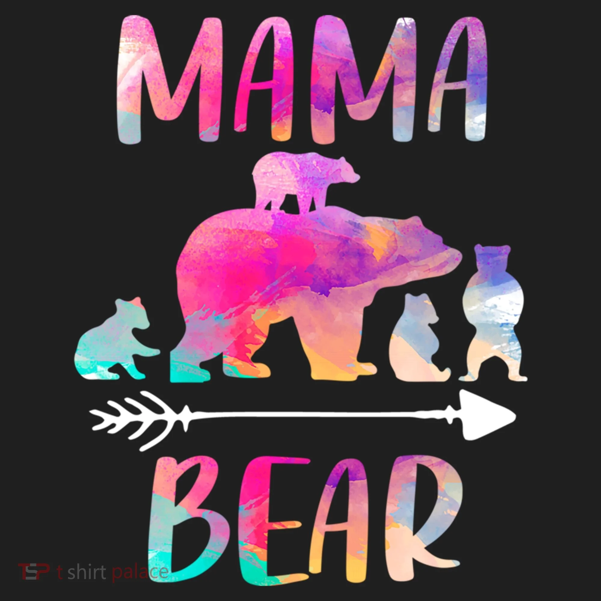 Funny Mama Bear Four Cubs Cute Gift Hat