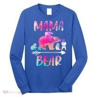 Funny Mama Bear Four Cubs Cute Gift Long Sleeve Shirt thumb 0