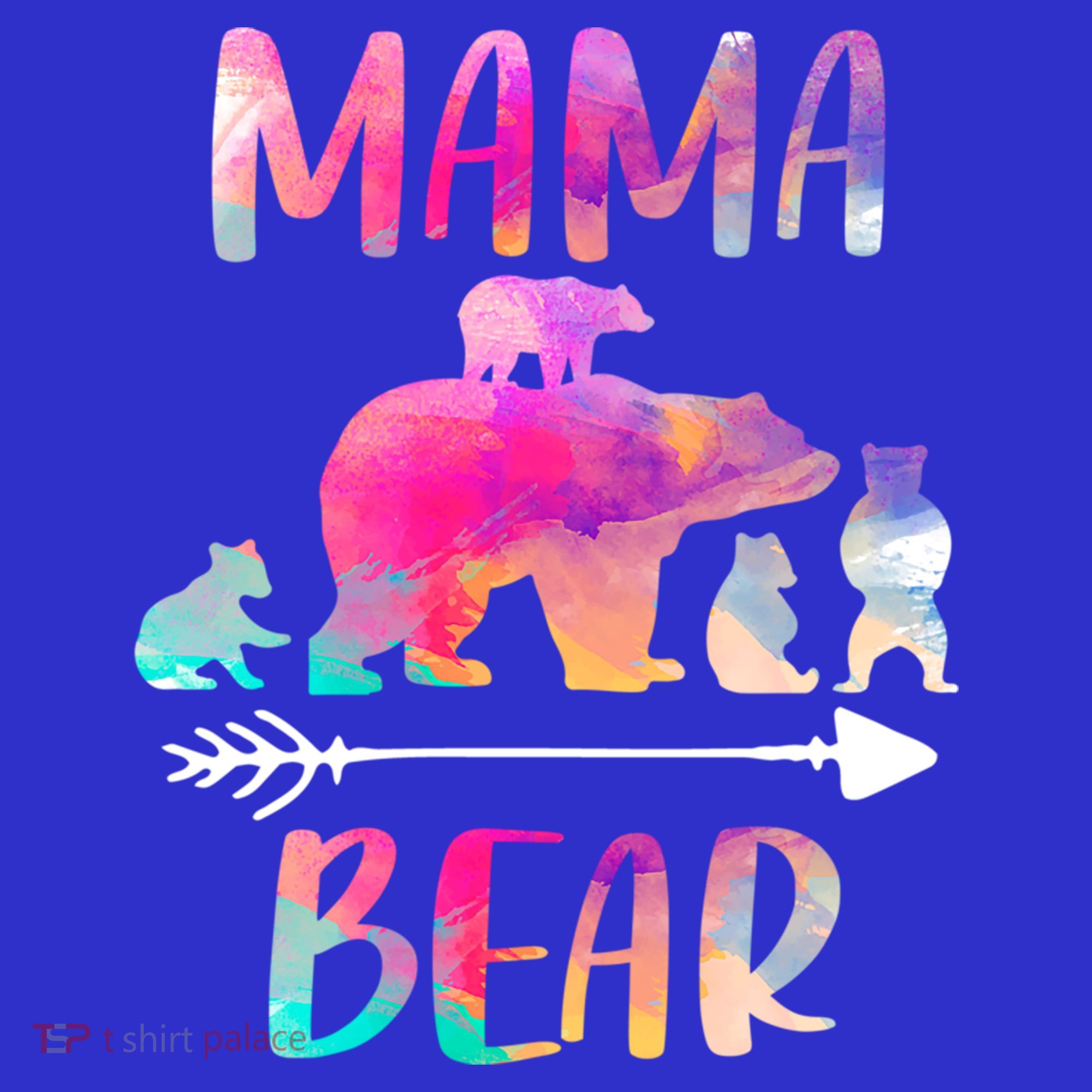 Funny Mama Bear Four Cubs Cute Gift Sweatshirt