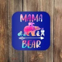 Funny Mama Bear Four Cubs Cute Gift Coaster thumb 0