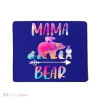 Funny Mama Bear Four Cubs Cute Gift Mousepad thumb 0