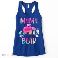 Funny Mama Bear Four Cubs Cute Gift Women's Tank Top thumb 0
