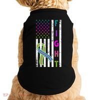 Fight Metastatic Breast Cancer American Flag Doggie Tank thumb 0