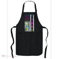 Fight Metastatic Breast Cancer American Flag Apron thumb 0
