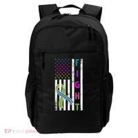 Fight Metastatic Breast Cancer American Flag Backpack thumb 0