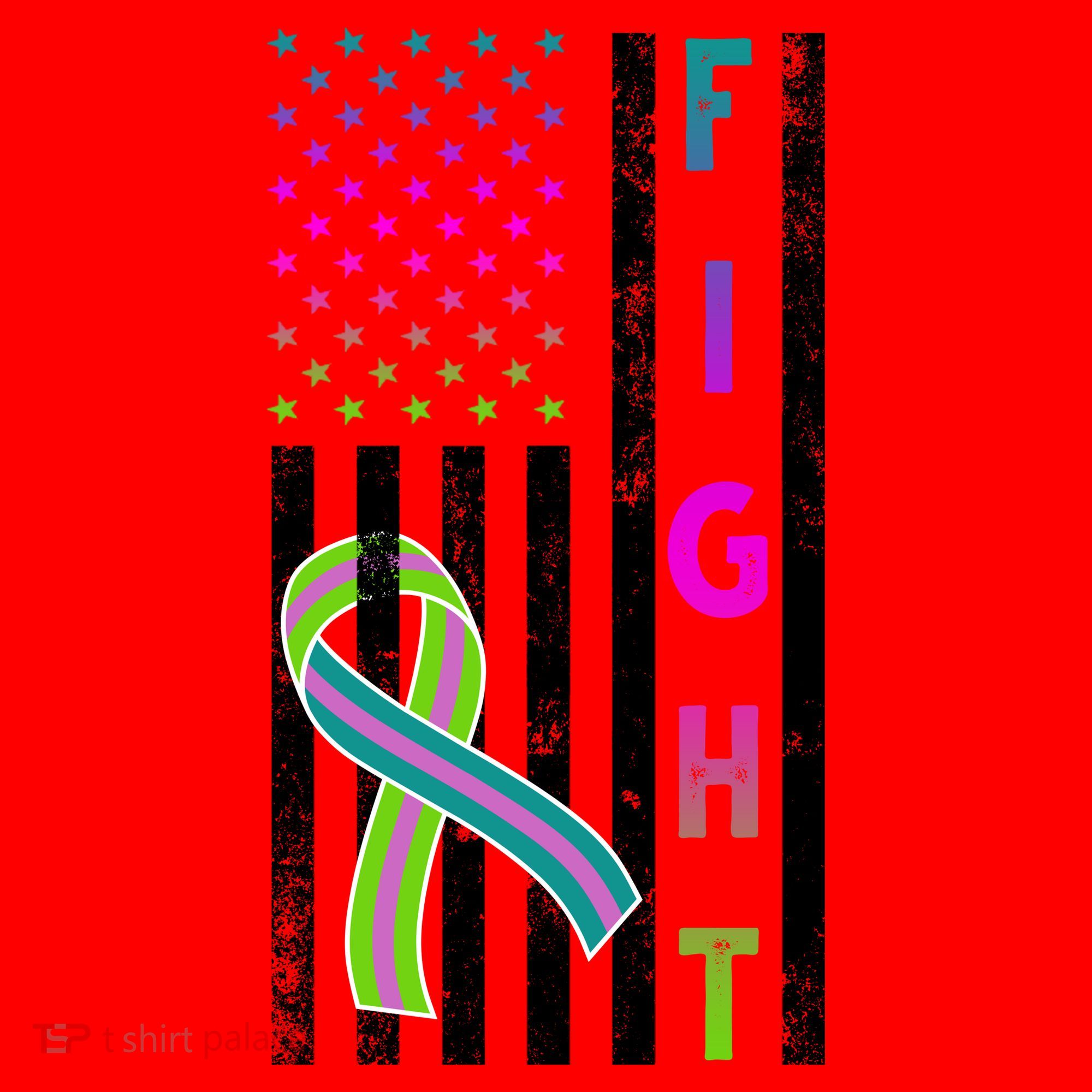 Fight Metastatic Breast Cancer American Flag Santa Hat