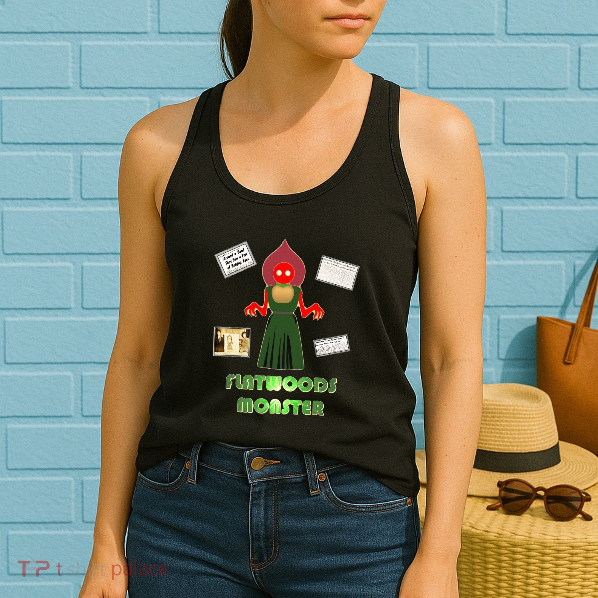 Flatwoods Monster Braxton County Horror Cryptid Women's Tank Top