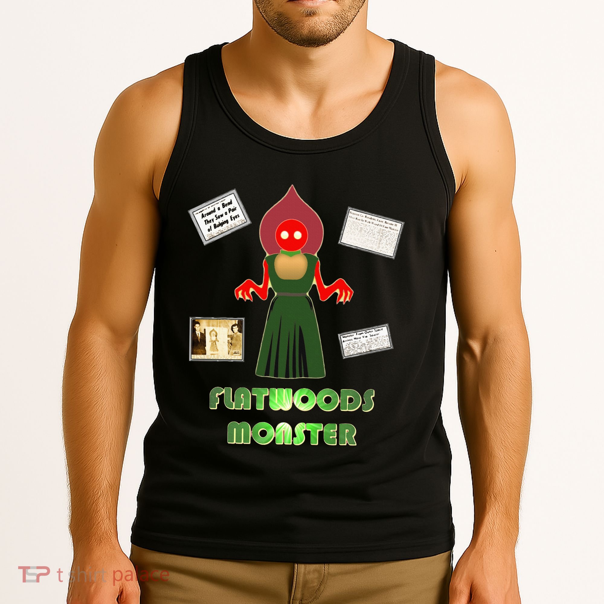 Flatwoods Monster Braxton County Horror Cryptid Tank Top