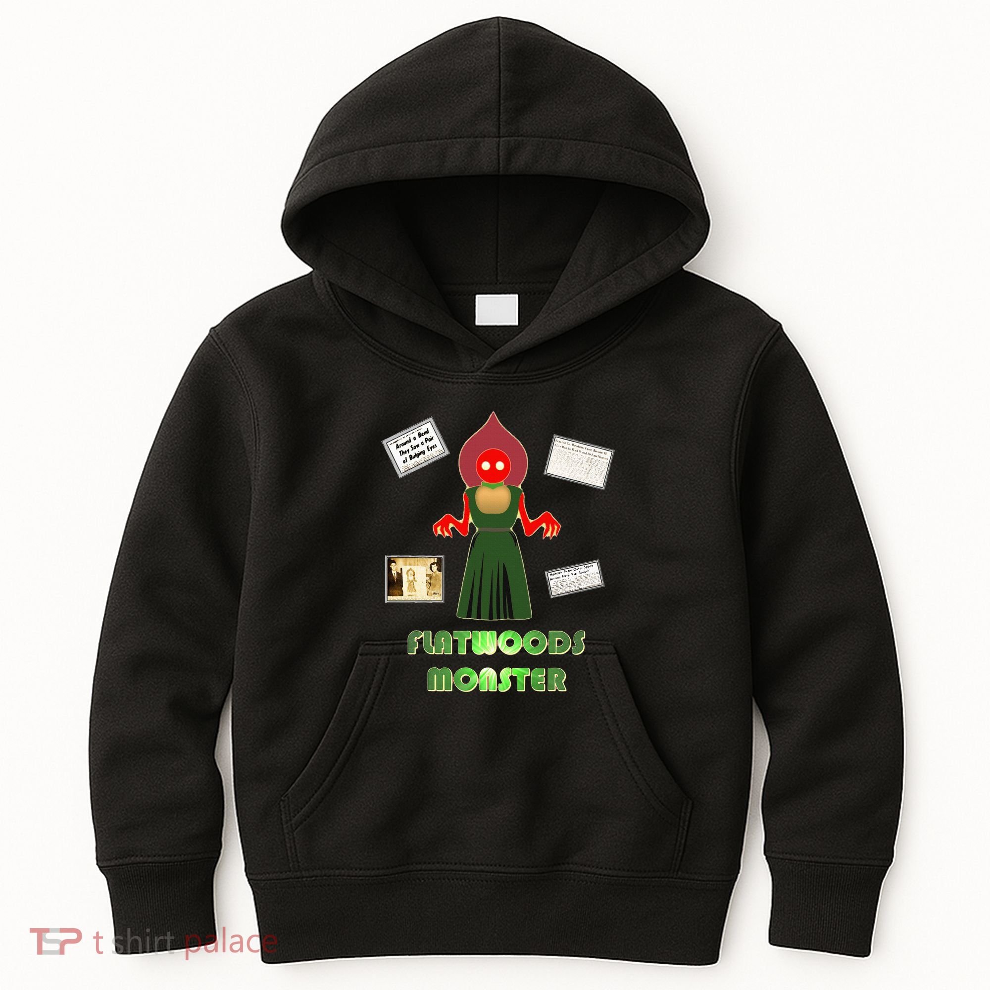 Flatwoods Monster Braxton County Horror Cryptid Kids Hoodie