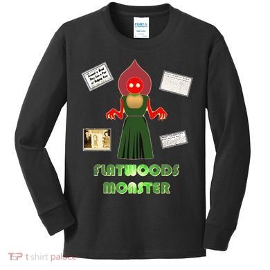 Flatwoods Monster Braxton County Horror Cryptid Kids Long Sleeve Shirt