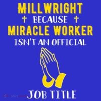 Funny Millwright Because Miracle Worker Isn't A Job Title Gi Funny Gift Visor thumb 3