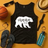 Funny Mama Bear Gift For Women Momma Bear Mamma Bear Gift Tank Top thumb 4