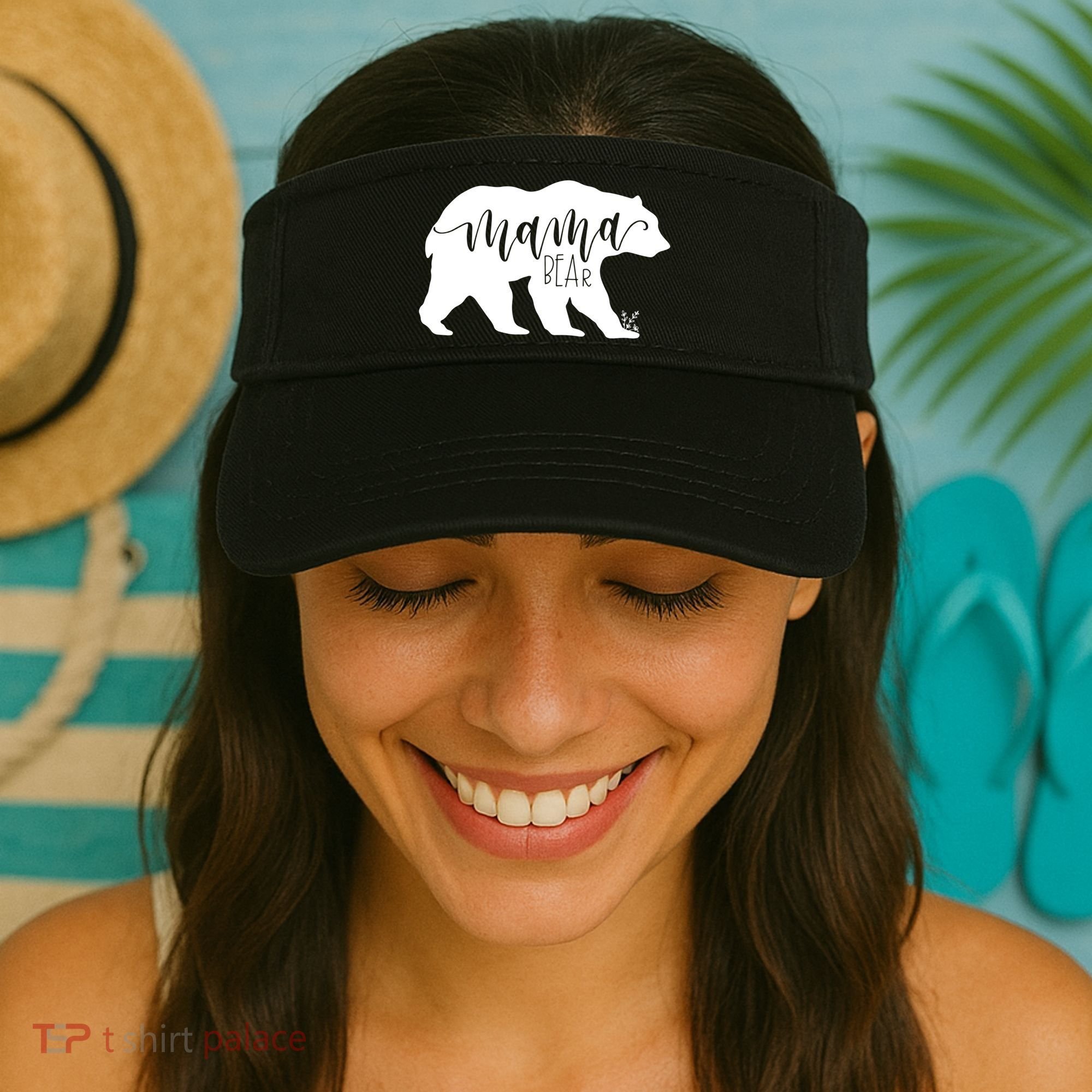 Funny Mama Bear Gift For Women Momma Bear Mamma Bear Gift Visor