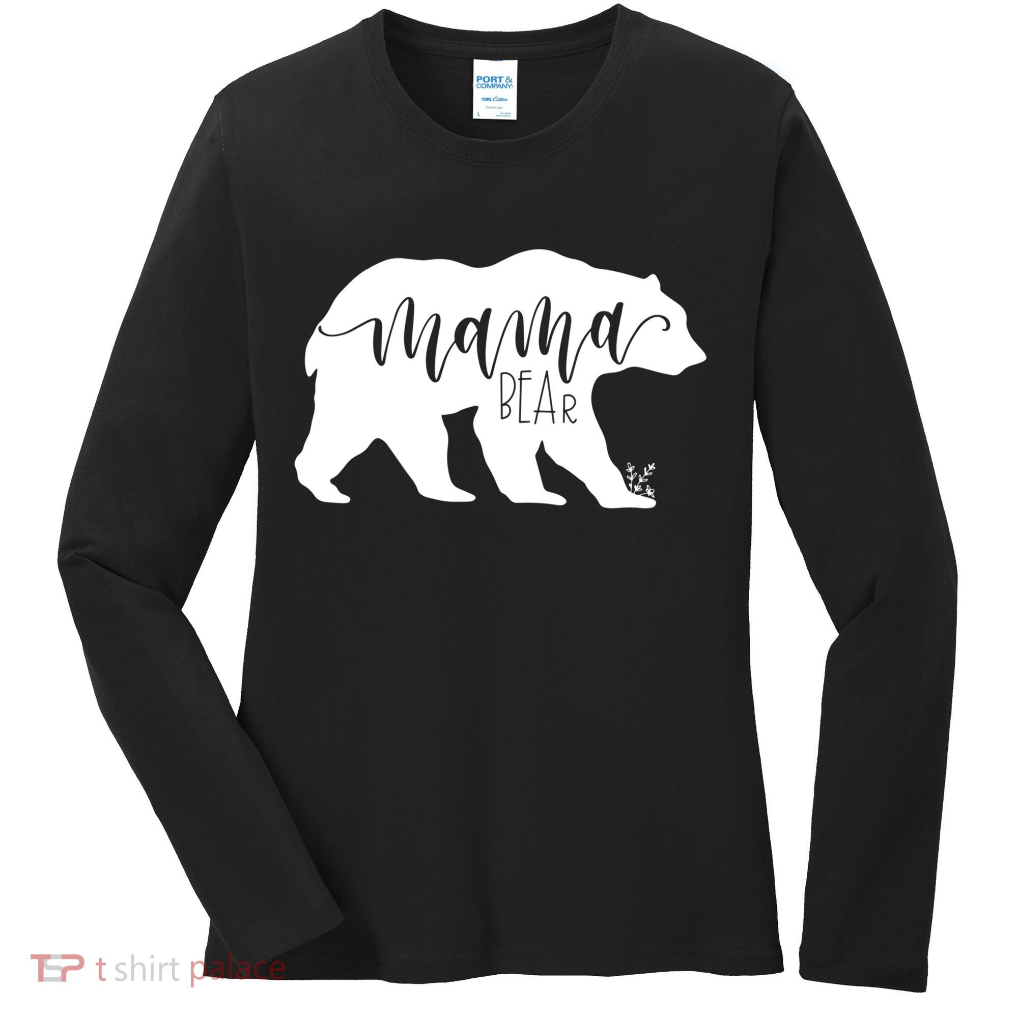 Funny Mama Bear Gift For Women Momma Bear Mamma Bear Gift Women's Long Sleeve Shirt
