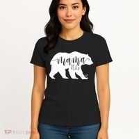 Funny Mama Bear Gift For Women Momma Bear Mamma Bear Gift Women's T-Shirt thumb 4