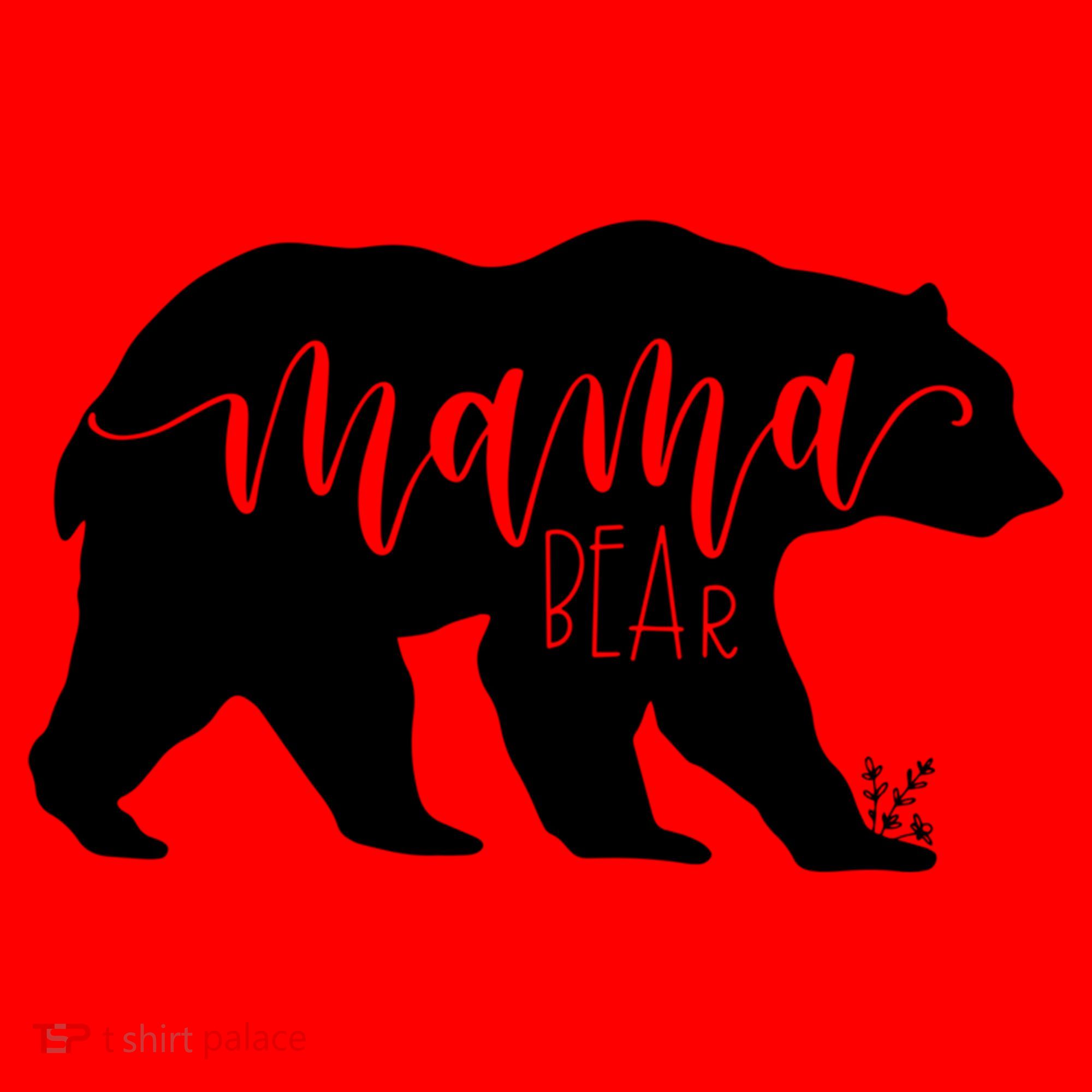 Funny Mama Bear Gift For Women Momma Bear Mamma Bear Gift Santa Hat