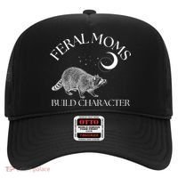 Feral Moms Build Character Raccoon Hat thumb 0