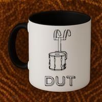 Funny Marching Band Drum Line DUT Snare Drummer Coffee Mug thumb 2
