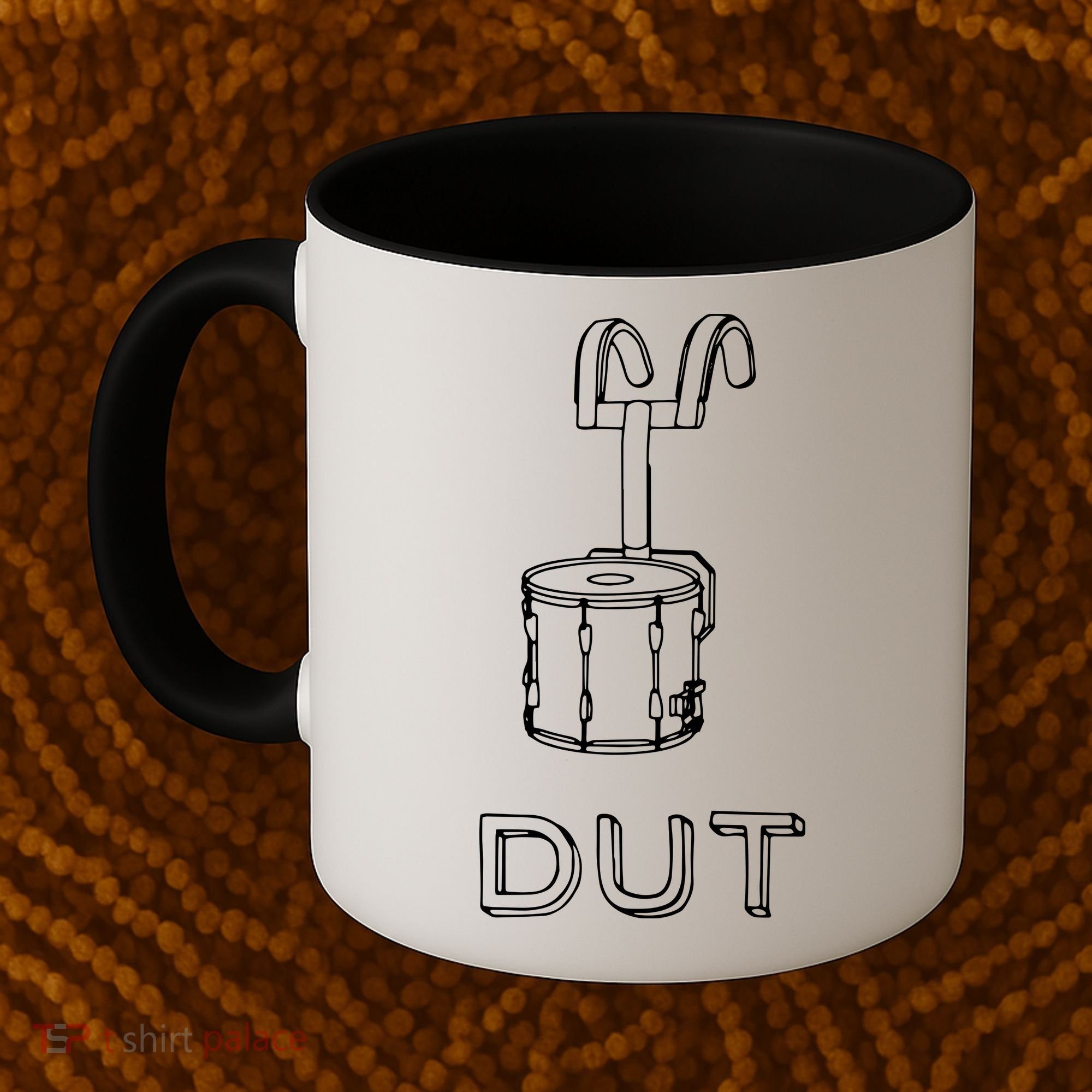 Funny Marching Band Drum Line DUT Snare Drummer Coffee Mug