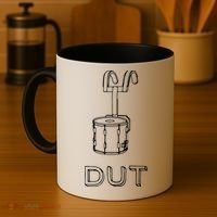 Funny Marching Band Drum Line DUT Snare Drummer Coffee Mug thumb 4