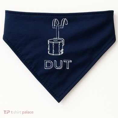 Funny Marching Band Drum Line DUT Snare Drummer USA-Made Doggie Bandana